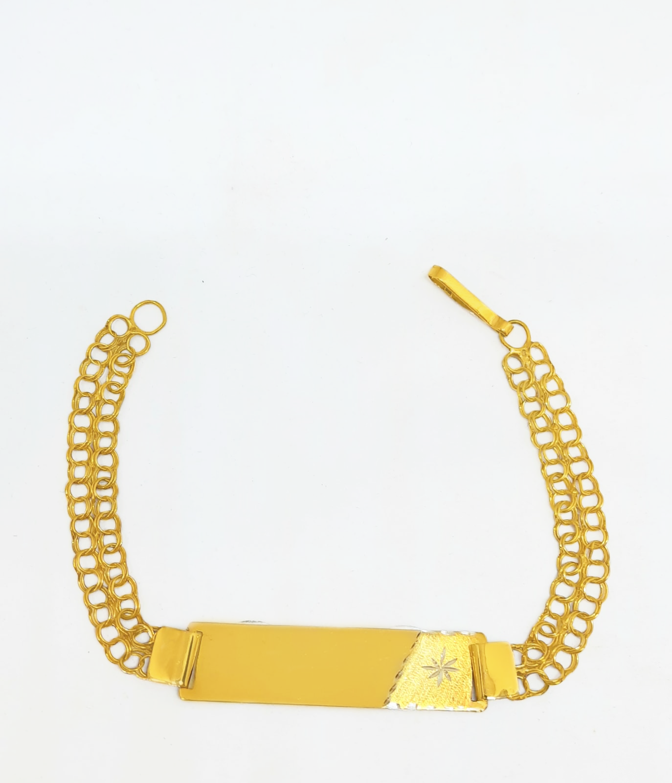 Gold Gent ID Band